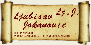 Ljubisav Jokanović vizit kartica